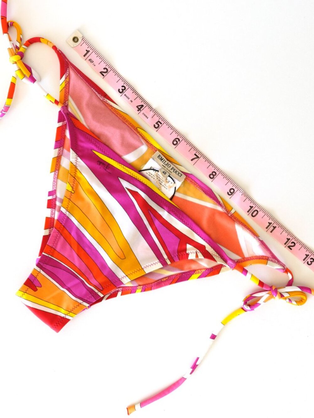 Emilio Pucci Bikini, 2-piece set, Size 40 (US Small), NWT, Fuchia, Vermillion+ - Picture 10 of 11